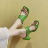 Buy CHIKO Luzmila Open Toe Block Heels Slides Sandals online shopping cheap