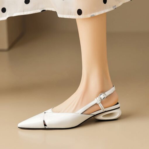 Buy CHIKO Macayla Pointy Toe Block Heels Slingback Shoes online shopping cheap