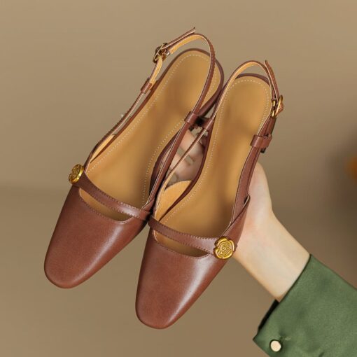 Buy CHIKO Mackensie Square Toe Block Heels Slingback Shoes online shopping cheap