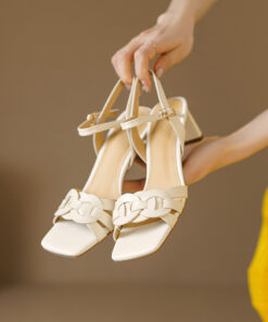 CHIKO Mackenzi Open Toe Chunky Heels Heeled Sandals