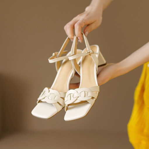 Buy CHIKO Mackenzi Open Toe Chunky Heels Heeled Sandals online shopping cheap