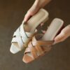 Buy CHIKO Makenzie Peep Toe Block Heels Slides Sandals online shopping cheap