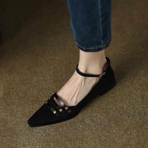Buy CHIKO Maria Pointy Toe Block Heels Pumps Shoes online shopping cheap