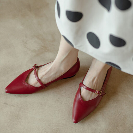Buy CHIKO Maricruz Pointy Toe Block Heels Mary Jane Shoes online shopping cheap