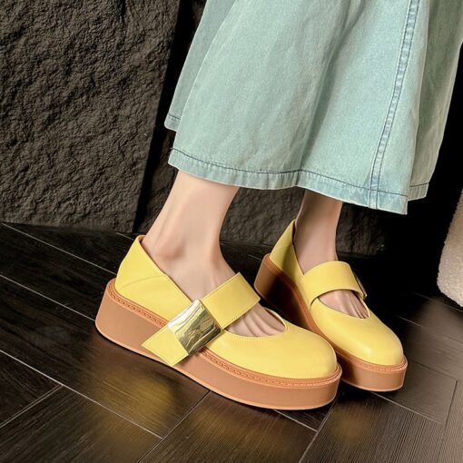 Buy CHIKO Marie Claire Round Toe Flatforms Mary Jane Shoes online shopping cheap
