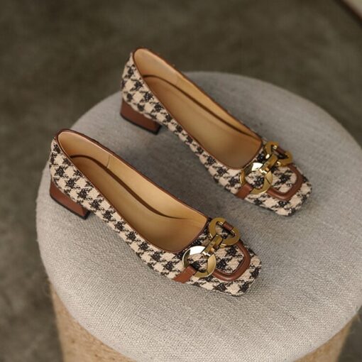 Buy CHIKO Mariha Square Toe Block Heels Pumps Shoes online shopping cheap