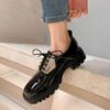 Buy CHIKO Marija Round Toe Block Heels Oxfords Shoes online shopping cheap