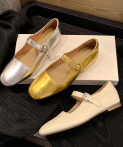 CHIKO Marilee Square Toe Block Heels Mary Jane Flats