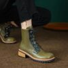 Buy CHIKO Marisabel Square Toe Block Heels Ankle Boots online shopping cheap