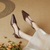 Buy CHIKO Mary-Kate Pointy Toe Stiletto T-Strap Shoes online shopping cheap