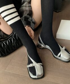 CHIKO Maryjo Square Toe Block Heels Heeled Sandals
