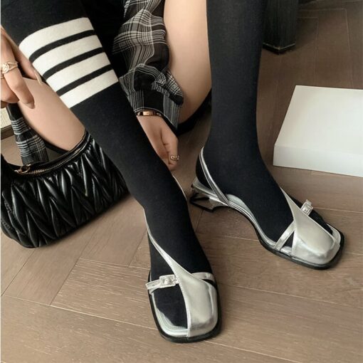 Buy CHIKO Maryjo Square Toe Block Heels Heeled Sandals online shopping cheap
