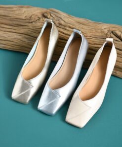 CHIKO Marylou Square Toe Block Heels Pumps Shoes