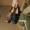 Buy CHIKO Mawusi Square Toe Block Heels Loafers Shoes online shopping cheap