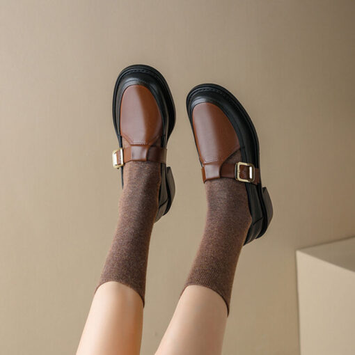 Buy CHIKO Mbita Round Toe Block Heels T-Strap Shoes online shopping cheap