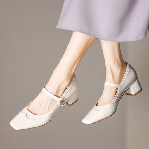 Buy CHIKO Mckena Square Toe Block Heels Mary Jane Shoes online shopping cheap