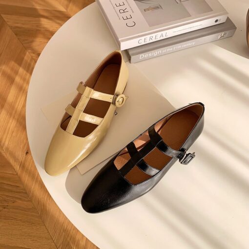 Buy CHIKO Meda Square Toe Block Heels T-Strap Shoes online shopping cheap