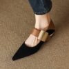 Buy CHIKO Megean Pointy Toe Block Heels Mary Jane Shoes online shopping cheap