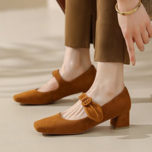 Buy CHIKO Mela Square Toe Block Heels Mary Jane Shoes online shopping cheap