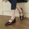 Buy CHIKO Melody Square Toe Block Heels Mary Jane Shoes online shopping cheap