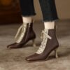 Buy CHIKO Mercades Square Toe Stiletto Ankle Boots online shopping cheap