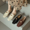 Buy CHIKO Modesta Square Toe Block Heels Loafers Shoes online shopping cheap