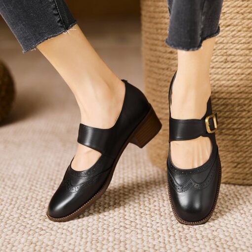 Buy CHIKO Myeisha Round Toe Block Heels Mary Jane Shoes online shopping cheap