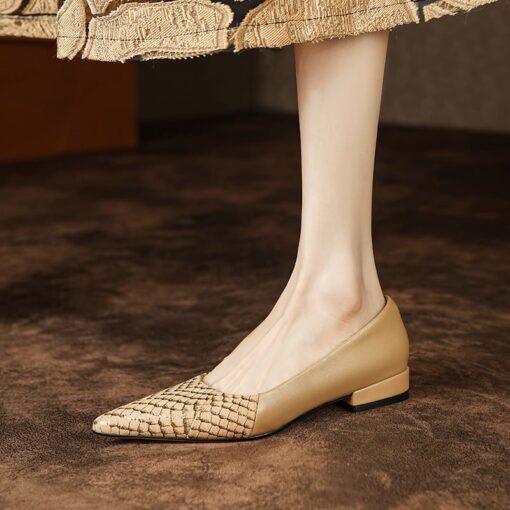 Buy CHIKO Nakisha Pointy Toe Block Heels Pumps Shoes online shopping cheap