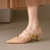 Buy CHIKO Nakita Pointy Toe Kitten Heels Mary Jane Shoes online shopping cheap