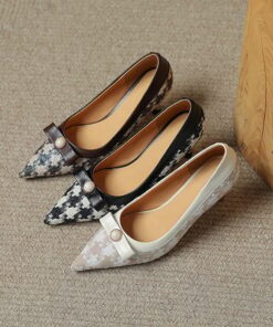 CHIKO Nata Pointy Toe Stiletto Pumps Shoes