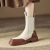 Buy CHIKO Nazaret Square Toe Block Heels Ankle Boots online shopping cheap