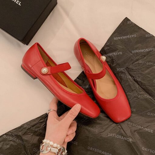 Buy CHIKO Neema Square Toe Block Heels Mary Jane Flats online shopping cheap