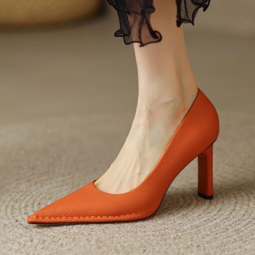 Buy CHIKO Olia Pointy Toe Chunky Heels Pumps Shoes online shopping cheap