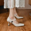 Buy CHIKO Olivia Square Toe Stiletto Mary Jane Shoes online shopping cheap