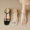 Buy CHIKO Raeanne Open Toe Block Heels T-Strap Shoes online shopping cheap
