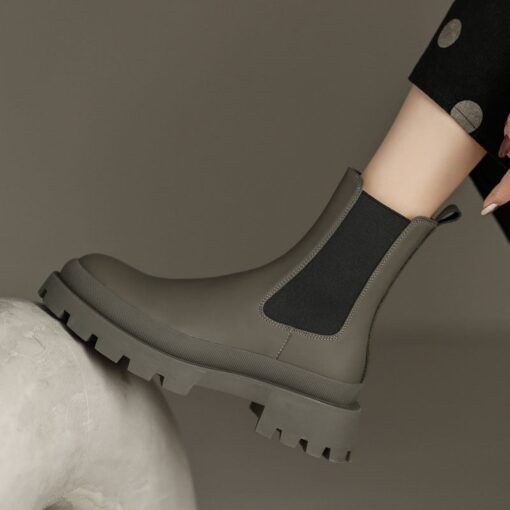 Buy CHIKO Ramona Round Toe Block Heels Ankle Boots online shopping cheap