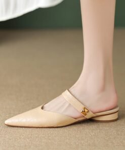 CHIKO Rayelle Pointy Toe Block Heels Clogs/Mules Shoes