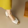 Buy CHIKO Raylee Round Toe Block Heels Pumps Shoes online shopping cheap