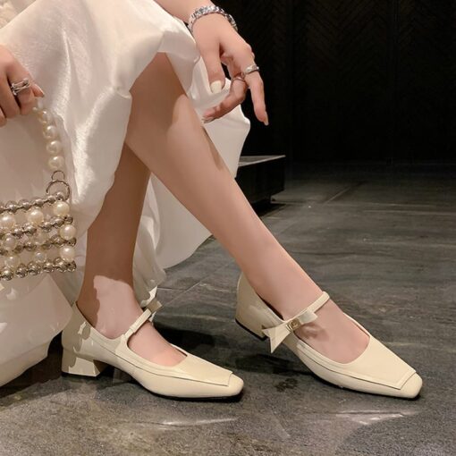 Buy CHIKO Raylyn Square Toe Block Heels Mary Jane Shoes online shopping cheap
