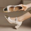 Buy CHIKO Renisha Square Toe Block Heels Mary Jane Shoes online shopping cheap