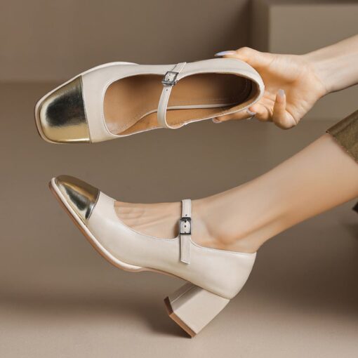 Buy CHIKO Renisha Square Toe Block Heels Mary Jane Shoes online shopping cheap