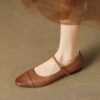 Buy CHIKO Rickelle Round Toe Block Heels Mary Jane Flats online shopping cheap
