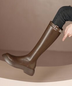 CHIKO Rosario Round Toe Flatforms Knee High Boots