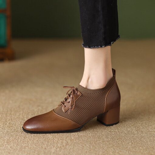 Buy CHIKO Salama Round Toe Block Heels Oxfords Shoes online shopping cheap