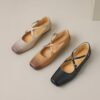 Buy CHIKO Shadrika Square Toe Block Heels Mary Jane Flats online shopping cheap