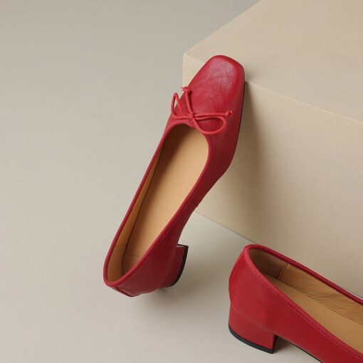 Buy CHIKO Shaguanda Square Toe Block Heels Pumps Shoes online shopping cheap