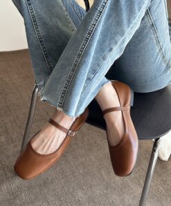 CHIKO Shaguita Square Toe Block Heels Mary Jane Shoes