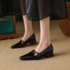 Buy CHIKO Shakara Square Toe Block Heels T-Strap Shoes online shopping cheap