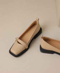CHIKO Shaneta Square Toe Block Heels Pumps Shoes