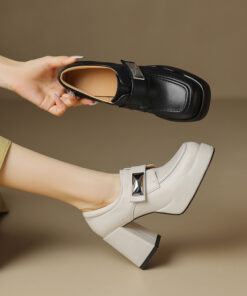 CHIKO Shenell Square Toe Block Heels Ankle Boots
